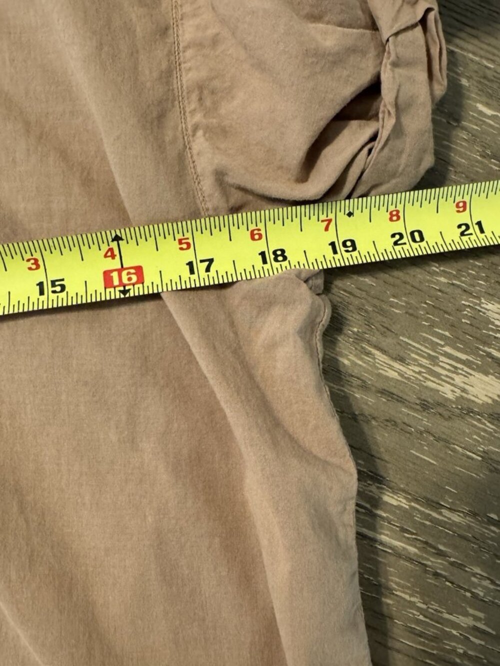 Xirena Channing Shirt Neutral Tan Roll Short Sleeve Costal Minimalist Oversized - Picture 5 of 10